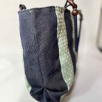 七宝柄トートバッグ（緑・黒）