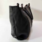 鱗柄鱗柄トートバッグ（黒・グレー）