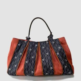 黒と青の花柄トートバッグ trim_ofcrs_item717828202f8f11e