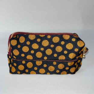 水玉ポーチ（ゴールド）