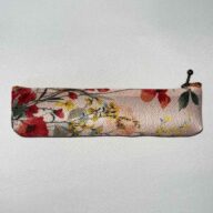 花柄ペンケース（赤）