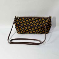 水玉ショルダーバッグ（ゴールド）